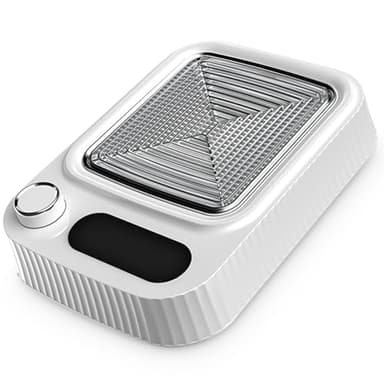 Yulado 80W Aspirateur Ongles Professionnelle, 4500RPM Aspirateur de Table Manucure Blanc, Particuliers Poussiere Ongle Aspirateur, Nail Dust Collector Convient au Salon ou à la Maison