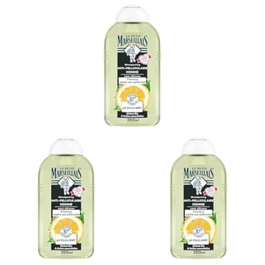 Le Petit Marseillais Shampooing Anti-Pelliculaire Infusion Huiles Essentielles Et Cédrat Bio (Lot de 3)