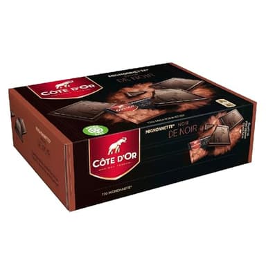 Côte d'Or Mignonnette Noir de Noir - Carton de 120 x 10 g - 1,2 kg