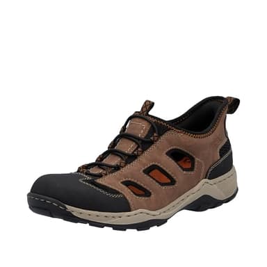 Rieker Homme 08078 Mocassin, Noir Bois Noir, 43 EU
