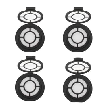 Fackelmann 9321050 Kit de 4 capsules café réutilisables compatibles Senseo, capsule café réutilisable, accessoires pour machines à café, dosette café réutilisable, capsules permanente, PET, 7 x 1 cm