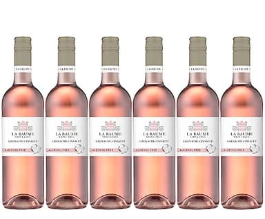 La Baume St Paul - Vin rosé désalcoolisé, Grenache et Cinsault - Sans alcool (6 x 0,75L)