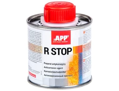 APP R STOP - Convertisseur de rouille liquide | Produit antirouille incolore | Peinture antirouille pour métal et carrosserie de voiture | Pénètre la rouille et bloque sa prolifération | 100 ml