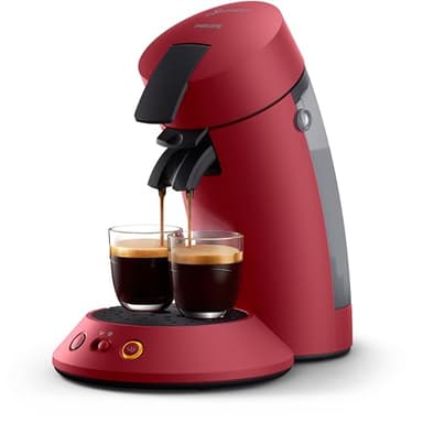Philips CSA210/91 machine à café dosettes SENSEO Original+, Rouge