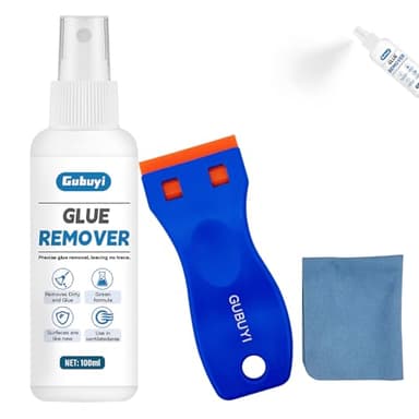 100ml Dissolvant Colle, Dissolvant Adhésif, Dissolvant Silicone Decolle Etiquette, Produit Enlever Colle Autocollant, Élimine Rapidement les Étiquettes Tenaces et les Résidus d' Adhésif des Surfaces