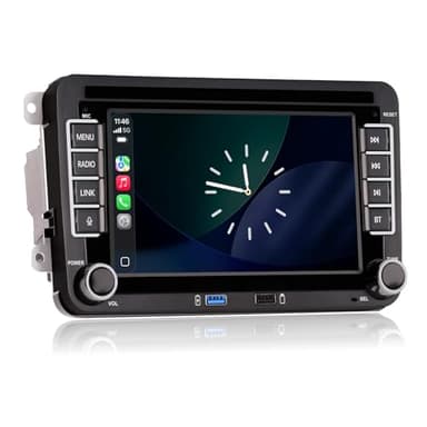 Autoradio Plug & Play Compatible pour VW Golf 5 6 Passat Jetta Polo RCD330 avec CarPlay Android Auto sans Fil Bluetooth Radio