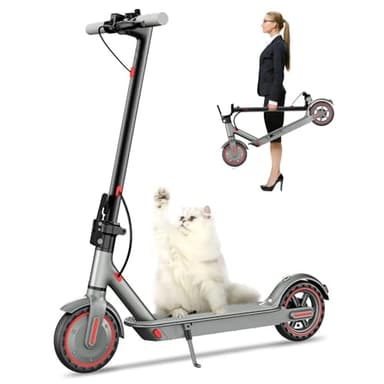 Trotinette Electrique Adulte avec Clignotants 350w,Vitesse Maximale 25 Km/H,Longue Distance 35Km,Double SystèMe de Freinage à Tambour,Scooter Pliant Adulte,Charge Max 120kg,APP de Contrôle