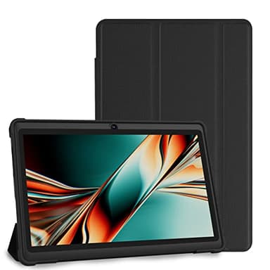 PRITOM 7 Pouces Tablette PC Android, 4GB(2+2Expand), 32 GB, (Expandable 128GB) Tablette PC avec Processeur Quad Core, 3500 Mah, Dual Camera, WiFi, Bluetooth, (Pas de Chargeur Inclus)