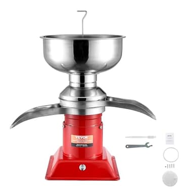 VEVOR Écrémeuse Électrique 30 W Bol 5 L Séparateur de Crème Électrique 100 L/h Séparateur Centrifuge Crème en Inox 10500 tr/min pour Séparer Produire Divers Laits Crème Écrémé 46 x 49,5 x 26,5 cm