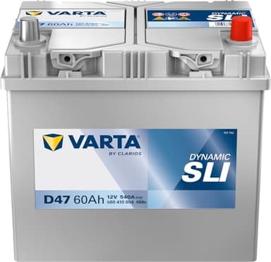 Varta Blue Dynamic D47 Batterie Voitures, 12 V 60Ah 540 Amps (En)