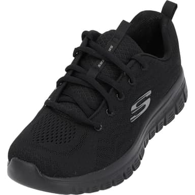 Skechers Femme Graceful-Get Connected Baskets, Noir, 39 EU