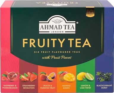 Ahmad Tea Fruitytea - Assortiment de thé noir et vert - 6 variétés