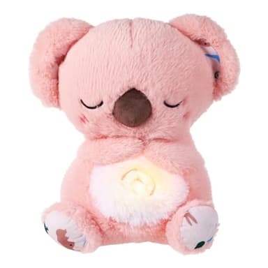 Ours Koala Apaisant, Koala Relaxant Peluche Koala Apaisante Poupée en Peluche Koala Apaisante avec Lumières Musicales et Mouvement Rythmique(Rose)