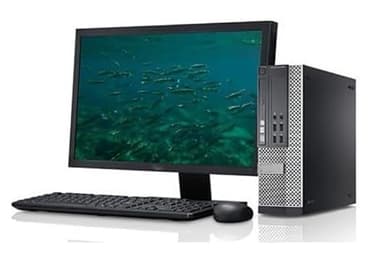 Bundle Complet Dell Station/PC de Bureau avec SSD 240 Go/Intel i5/Windows 11 / Moniteur ecran 22'' VGA Full HD/WI-FI/KIT Clavier ET Souris/DVD ROM (Certifié Reconditionné)