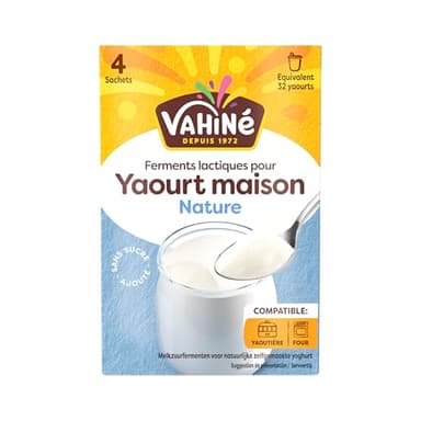 VAHINÉ - Ferments Nature pour Yaourts 4 x 4 g
