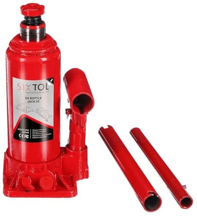 SIXTOL SX Bottle Jack 3T Cric hydraulique à Bouteille 3 tonnes Cric de Levage Compact