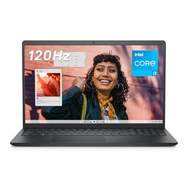 Dell Inspiron 15 (3530) - 15.6" FHD 120hz Screen, Intel Core i3-1305U, 8GB RAM, 256GB SSD, Intel UHD Graphics, Windows 11 Home, AZERTY Keyboard - Carbon Black