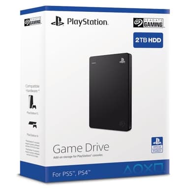 Seagate Game Drive pour consoles PlayStation, 2 To, disque dur externe, USB 3.2 de 1re génération, sous licence officielle (STGD2000200)