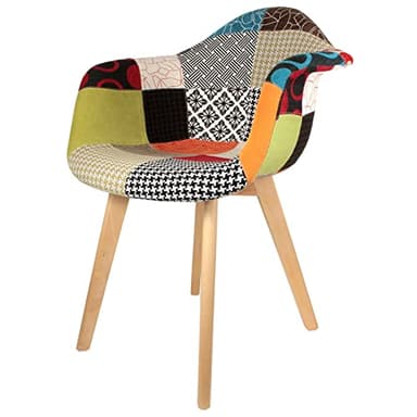 The Home Deco Factory Multicolore Taille Unique Fauteuil Polyester
