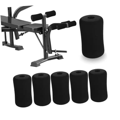 Toyvian 6pièces Coussinets Mousse pour Adaptés Bancs De Musculation Usage Intérieur Et Protection Les Frottements