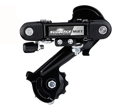 Sunrace - Derailleur Arriere Vtt Indexe 6/7/8 Vitesses Fixation Directe Sur Cadre - Gris, Taille unique