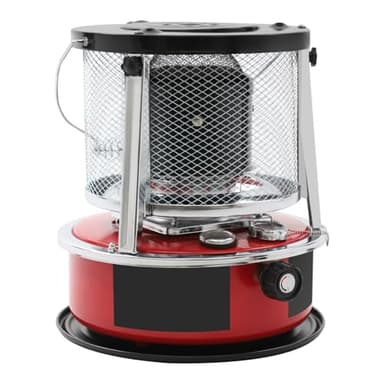 BRRIDE Chauffage au pétrole 8000 BTU - Chauffage mobile à pétrole - Chauffage portable pour l'extérieur, le camping, le kérosène - Avec réservoir de 5,2 l - Autonomie de 18 heures - Sans électricité