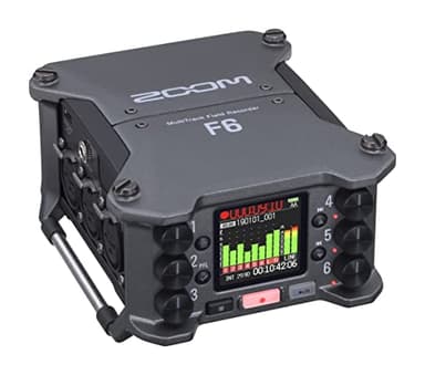 Zoom - F6 - Enregistreur multipiste broadcast de terrain - 6 préamplis noir