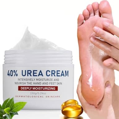 Crème à l'Urée 40%,Crème pour les Pieds, Lotion Cicatrisante pour les Pieds pour la Peau Sèche Craquelée Rugueux, Cream Réparatrice Hydratante pour les Pieds pour Hommes Femmes, 150g