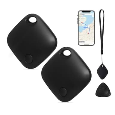 AURTEC Traceur GPS Intelligent pour Animaux de Compagnie, véhicules, clés et Bagages – Compatible avec Apple Find My App (iOS Uniquement), Suivi Global de localisation en Temps réel, Longue durée de