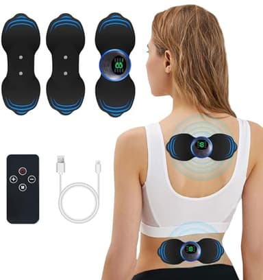 COODAY Electrostimulateur Musculaire Professionnel Tens/EMS/Massage, Appareil d'électrostimulation, Thérapie naturelle contre les douleurs chroniques, Rechargeable