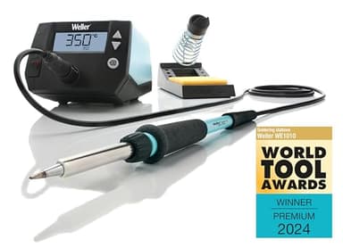 Weller Professional WE 1010 (T0053298699) Station de Soudage Numérique à 1 Canal, 70 W/230 V, Plage de Température 100 °C – 450 °C, Bleu