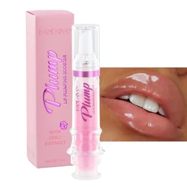 Shengxi Plumping Lip Oil, Clear Sofortig Plumper Lip Gloss, Hydratant Lèvres Oil Lip Plumping Booster, Longue Durée Glossy Nourrissant Baume à Lèvres Baume à Lèvres pour Femmes et Filles (1#)