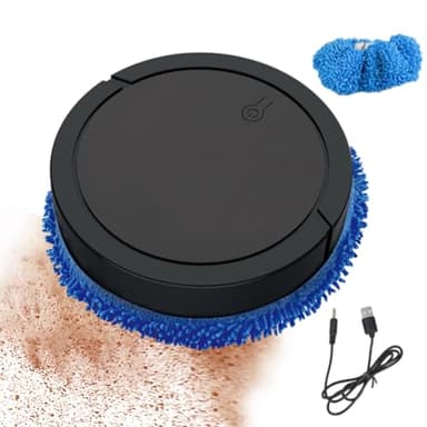 Fulenyi Robot Nettoyeur de sols, Robot serpillère | Nettoyeur électrique pour balayer Les sols et serpillière, Nettoyeur à Faible Bruit, Fournitures de Nettoyage à Sec et Humide pour Salle d'étude