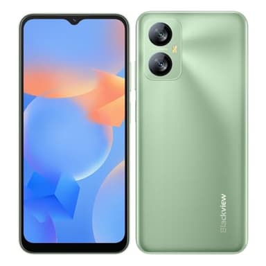 Blackview A52 Pro Téléphone Portable Déverrouillé, 8 Go+128 Go (1To SD Externe), 90Hz Ecran HD+ 6,5'', 13MP+5MP, Dual SIM 4G Android 13 Smartphone, 5180mAh Batterie, Empreinte Digitale GPS Vert