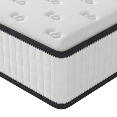 TEENO Matelas 160x200 | Épaisseur 22cm | Matelas en Mousse à Mémoire de Forme | Parfait Soutien | Matelas de lit d'adulte | Sommeil Parfaite (Matelas 160x200x22cm)