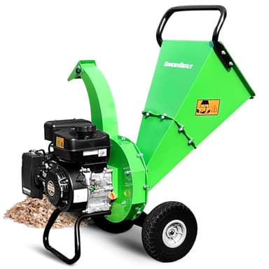 GARDENBEAUT S3 Broyeur à bois, moteur à essence 4 temps 7 CV 212 cm³, épaisseur de branche max. 76 mm