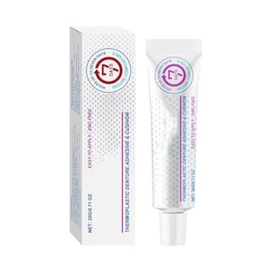 Mnozreo Adhésif Thermoplastique pour Prothèses Dentaires,20G,1PC,Colle Dentaire Extra Forte Thermoplastique Pour Prothèses Dentaires