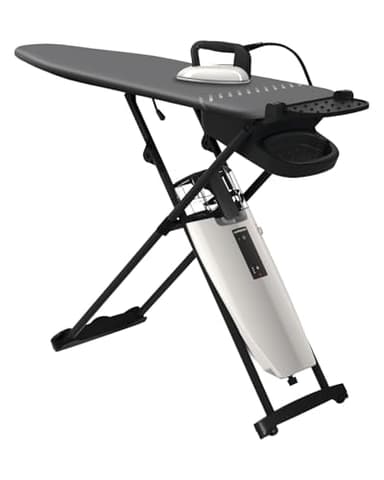 Laurastar Smart D Système de Repassage Avec Fer Professionnel Générateur Vapeur et Table Active Température Unique, Roulettes, Réservoir Amovible