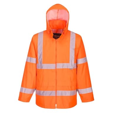 Portwest H440 Veste De Pluie Hi-Vis Imperméable Légère Pour Hommes Orange, L