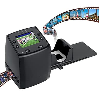 DIGITNOW! Scanner de Diapositives et Négatifs 35 mm,Convertisseur de Film à Images Numériques 5MP/10MP JPEG avec 2,4'' Écran - Pas d'ordinateur Requis