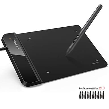 XP-PEN G430S Tablette Graphique Stylet Passif 8192 Niveaux Taille 4x3 Pouces pour Jouer OSU Dessiner Signature