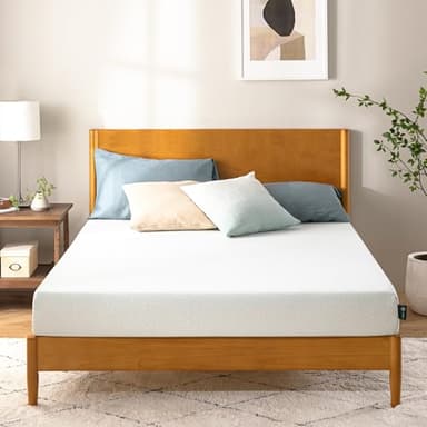 Zinus Matelas à Mémoire de Forme - Matelas 140x190 cm – Épaisseur 11 cm – Soutien Ergonomique à 5 Zones – Fermeté Moyenne – Certifié Oeko-TEX – Housse Respirante – Confort Optimal