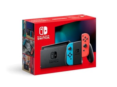 Nintendo Switch Console de Jeux Portables 15,8 cm (6.2") 32 Go Écran Tactile WiFi Bleu, Gris, Rouge