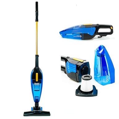 ECODE® Aspirateur Balais avec Fil, 5 en 1 Accessoires, 800W 22000Pa, Léger, Aspirateur sans Sac avec 6m Câble, Aspirateur Vertical, Aspirateur Balai Filaire, Performant, Filtre HEPA + Activ Carbon