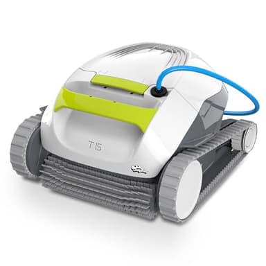 Dolphin T15 Robot Nettoyeur électrique avec Fil pour Piscines Hors-Sol jusqu'à 8 mètres de Longueur - Nettoyage du Fond - Économie d'énergie