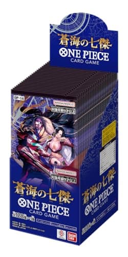 Bandai One Piece Jeu de cartes One Piece The Seven Heroes of The Blue Sea Booster Box (OP-14) (Japonais) – 24 Packs