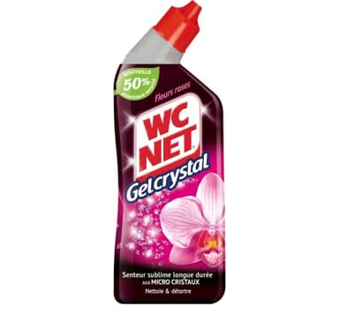 WC Net Gelcrystal Gel WC Fleurs Roses 750 ml
