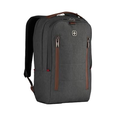 WENGER CityUpgrade Sac à Dos pour Ordinateur Portable 16 Pouces avec Sac en Bandoulière, Tablette Tactile 12 Pouces, 15 l, Femmes Hommes, Affaires Uni École Voyages, Gris, 606489