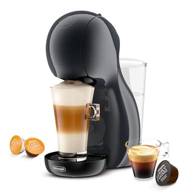 De'Longhi Nescafé Dolce Gusto Piccolo XS EDG210.A Machine à capsules de café au design compact, arrêt automatique, boissons chaudes et froides, pression 15 bar, noir