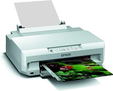 Epson Imprimante Expression Photo XP-55, Monofonction, Impression recto verso, double bac frontal, A4, Jet d'encre 6 couleurs, Wifi Direct, Cartouches séparées,, Noir